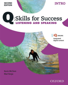 Q: Skills for Success Second Edition Listening and Speaking Intro Student Book with IQ Online купить