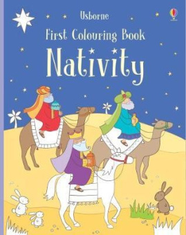 First Colouring Book Nativity купить