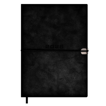 Ежедневник датированный 2026 ESCALADA #ДУМАЙ КАК МИЛЛИАРДЕР, ЧЁРНЫЙ (А5, 176 л., искусственная кожа Тиволи глосс, мягкий переплет) купить