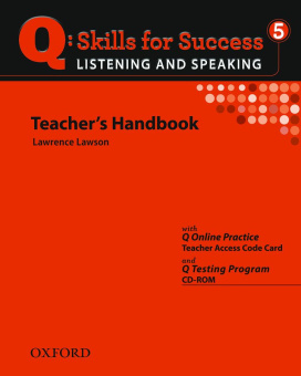 Q: Skills for Success Listening and Speaking 5 Teacher's Book with Testing Program CD-ROM купить