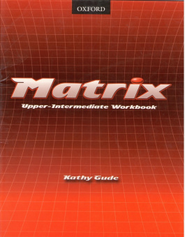 Matrix Upper-Intermediate Workbook купить