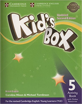 Kid's Box UPDATED Second Edition 5 Activity Book with Online Resources купить