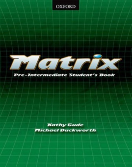 Matrix Pre-Intermediate Student's Book купить