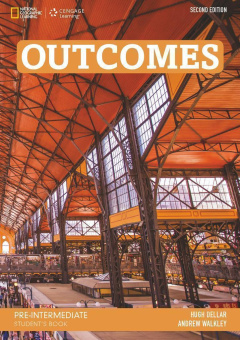 Outcomes Second edition Pre-Intermediate Students Book with DVD купить