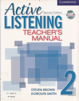 Active Listening 2nd Edition Level 2 Teacher's Manual with Audio CD купить