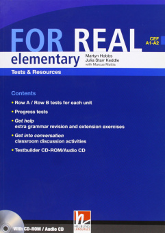 FOR REAL Elementary Test Resource + CD+CDR купить