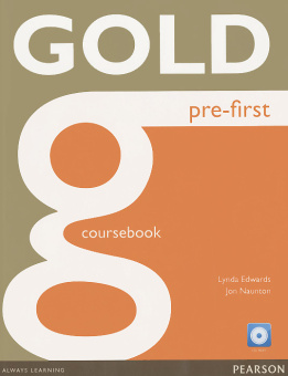 Gold Pre-First Coursebook (with CD-ROM incl. Class Audio) купить