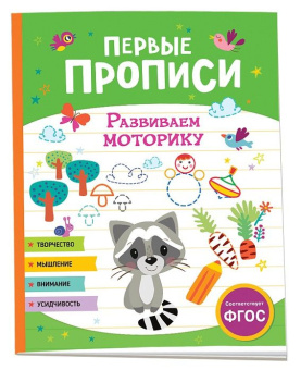 Первые прописи. Развиваем моторику купить