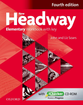 New Headway Elementary Fourth Edition Workbook and iChecker with Key купить