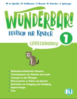 Wunderbar! 1 Lehrerhandbuch + Audio-CD (2) купить