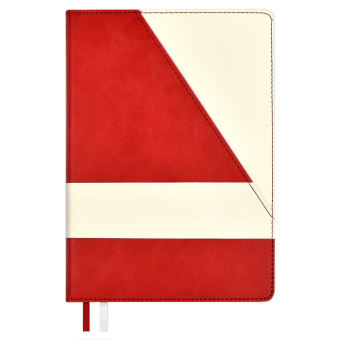 Ежедневник недатированный ESCALADA БАКСТЕР КРАСНЫЙ (А5, 160 л., твёрдый переплёт, искусственная кожа) купить