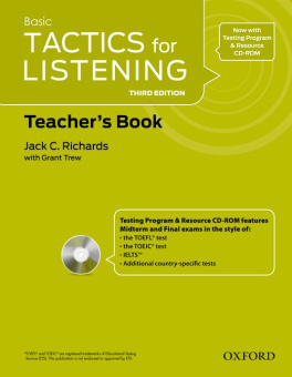 Tactics for Listening Third Edition Basic Teachers Resource Pack купить