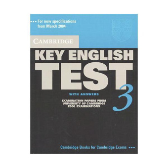 Cambridge Key English Test 3 Student's Book with Answers купить