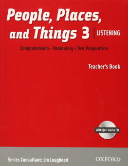 People, Places, and Things Listening 3 Teacher's Book with Audio CD купить