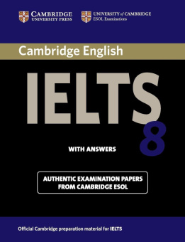 Cambridge IELTS 8 Student's Book with answers купить