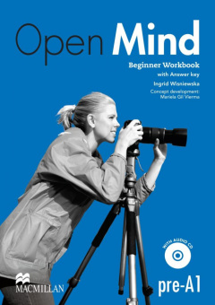Open Mind Beginner Workbook with Key and CD Pack купить