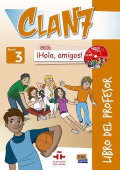 Clan 7 con Hola, amigos! 3 Libro del profesor + CD + CD-ROM купить