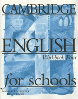 Cambridge English for Schools 4 Workbook купить