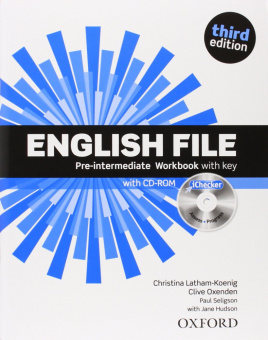 English File Third Edition Pre-Intermediate Workbook with key and iChecker купить