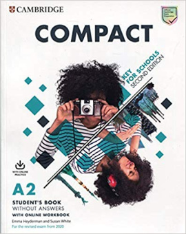 Compact Key for Schools Second Edition Student's Book without Answers with Online Workbook купить