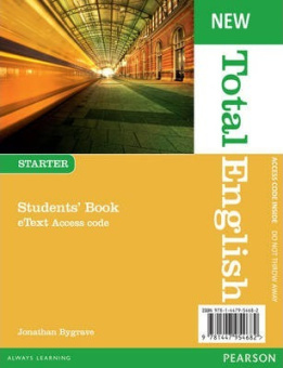 New Total English Start Student's eText access code printed card купить