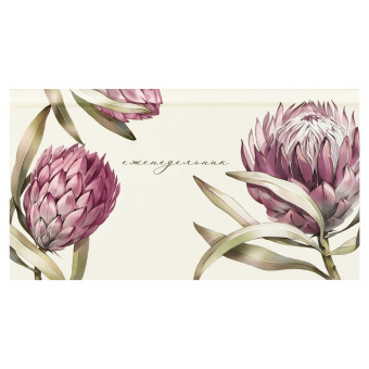 Ежедневник недатированный ПРОТЕЯ (171х93 мм, 64 листа, твёрдый переплёт) купить