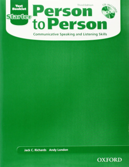 Person to Person Third Edition Starter Test Booklet купить