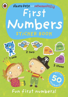 Ladybird: Pirate Pete and Princess Polly: First Numbers sticker book купить