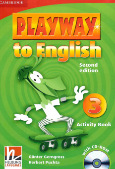 Playway to English (Second Edition) 3 Activity Book with CD-ROM купить