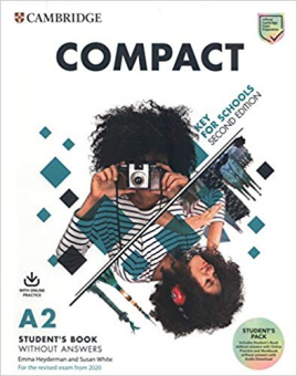Compact Key for Schools Second Edition Student's Book without Answers with Online Practice купить