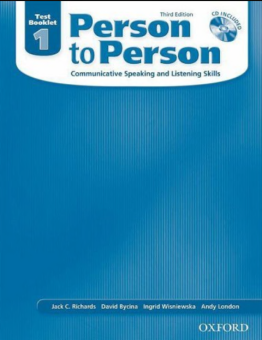 Person to Person Third Edition 1 Test Booklet купить