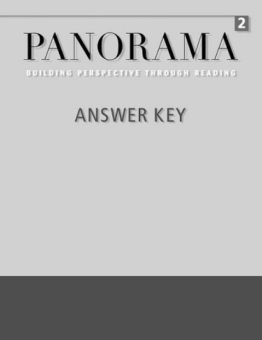 Panorama 2 Answer Key купить