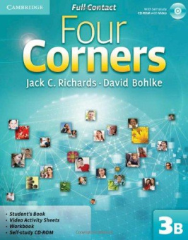 Four Corners 3 Full Contact B with Self-study CD-ROM купить