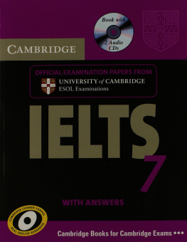 Cambridge IELTS 7 Self-study Pack (Student's Book with answers and Audio CDs (2)) купить