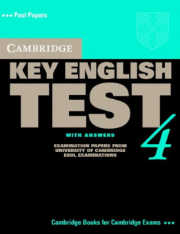 Cambridge Key English Test 4 Student's Book with Answers купить
