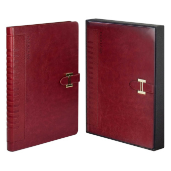 Ежедневник недатированный ESCALADA САРИФ БОРДОВЫЙ (А5+, 160 л., твёрдый переплёт, искусственная кожа) купить