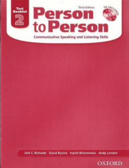 Person to Person Third Edition 2 Test Booklet купить